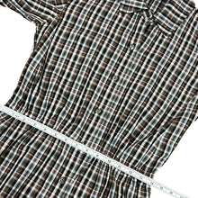 Load image into Gallery viewer, Vintage 100% Silk Shirt Dress Size Small