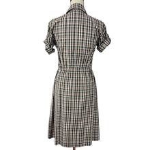 Load image into Gallery viewer, Vintage 100% Silk Shirt Dress Size Small