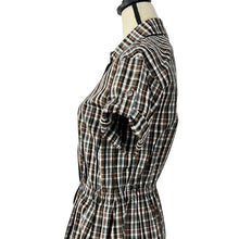 Load image into Gallery viewer, Vintage 100% Silk Shirt Dress Size Small