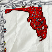 Load image into Gallery viewer, Vintage Caribbean Sea Silk Souvenir Scarf 35"