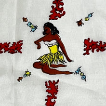Load image into Gallery viewer, Vintage Caribbean Sea Silk Souvenir Scarf 35"