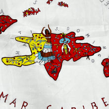 Load image into Gallery viewer, Vintage Caribbean Sea Silk Souvenir Scarf 35"
