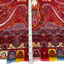 Load image into Gallery viewer, Natural Fiber Paisley Scarf 30" x 30"