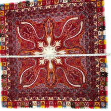 Load image into Gallery viewer, Natural Fiber Paisley Scarf 30" x 30"