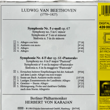 Load image into Gallery viewer, Ludwig Van Beethoven Symphonien Nos. 5 & 6 Pastoral