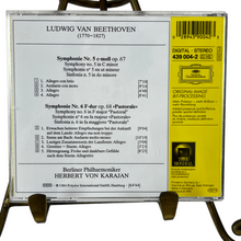 Load image into Gallery viewer, Ludwig Van Beethoven Symphonien Nos. 5 & 6 Pastoral