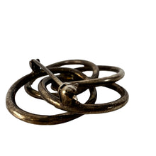 Load image into Gallery viewer, Vintage Sterling Silver Knot Brooch 2"