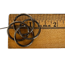 Load image into Gallery viewer, Vintage Sterling Silver Knot Brooch 2"