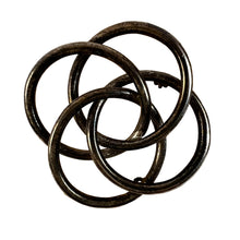 Load image into Gallery viewer, Vintage Sterling Silver Knot Brooch 2"