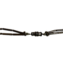 Load image into Gallery viewer, Native American Silver Bead Turquoise Pendant Necklace