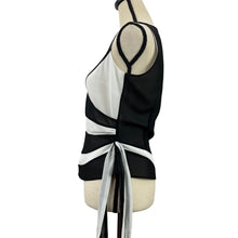 Load image into Gallery viewer, Sleeveless Black and White Womens Blouse