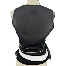 Load image into Gallery viewer, Sleeveless Black and White Womens Blouse