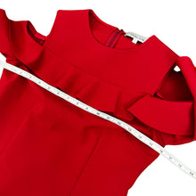 Load image into Gallery viewer, Ricky Freeman Cold Shoulder Blouse Womens Red Top Size 2