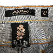 Load image into Gallery viewer, Skull Pockets Type Low Rise Flare Women Jeans Size: 27