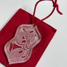 Load image into Gallery viewer, Waterford Songs of Christmas Deck the Halls 2002 Crystal Ornament