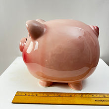 Load image into Gallery viewer, Vintage Retro Pink Piggy Bank Size 6"
