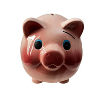 Load image into Gallery viewer, Vintage Retro Pink Piggy Bank Size 6"