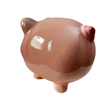 Load image into Gallery viewer, Vintage Retro Pink Piggy Bank Size 6"