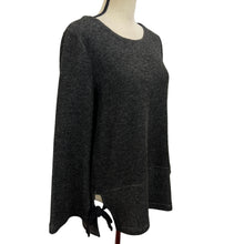 Load image into Gallery viewer, Gray Oversized Pullover Sweater with Bow Accents Size Medium