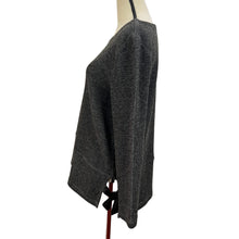 Load image into Gallery viewer, Gray Oversized Pullover Sweater with Bow Accents Size Medium