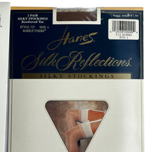 Load image into Gallery viewer, Vintage Hanes Silk Reflections Stocking Size 1 Barely There
