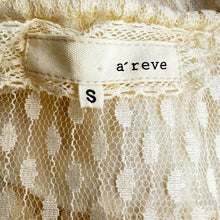 Load image into Gallery viewer, A'reve Anthropology Ruffled Lace Top Size Small
