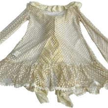 Load image into Gallery viewer, A'reve Anthropology Ruffled Lace Top Size Small
