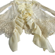 Load image into Gallery viewer, A'reve Anthropology Ruffled Lace Top Size Small