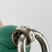 Load image into Gallery viewer, 925 Sterling Silver Turquoise Bead Necklace 17.5"