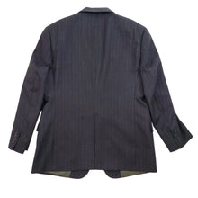 Load image into Gallery viewer, Hart Schaffner Marx Men’s Gray Striped Virgin Wool Suit Size 42R Pants W38"