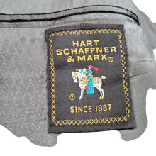 Load image into Gallery viewer, Hart Schaffner Marx Men’s Gray Striped Virgin Wool Suit Size 42R Pants W38"