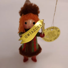 Load image into Gallery viewer, Vintage 1981 Poland Star Boy Christmas Wooden Ornament