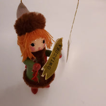 Load image into Gallery viewer, Vintage 1981 Poland Star Boy Christmas Wooden Ornament