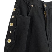 Load image into Gallery viewer, Vintage Western Black High Rise Denim Jeans Size Medium