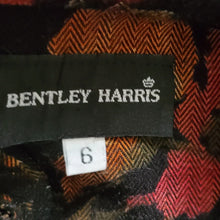 Load image into Gallery viewer, Long Sleeve Vintage Rayon Boho Floral Dress Size 6