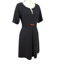 Load image into Gallery viewer, Ellen Tracy Short Sleeve Little Black Dress Size 8