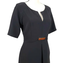 Load image into Gallery viewer, Ellen Tracy Short Sleeve Little Black Dress Size 8