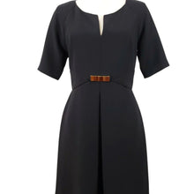 Load image into Gallery viewer, Ellen Tracy Short Sleeve Little Black Dress Size 8