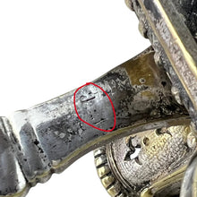 Load image into Gallery viewer, Ornate Silver Candlestick Holder with Handle