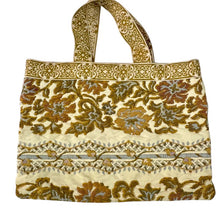 Load image into Gallery viewer, Vintage Floral Tapestry Tote