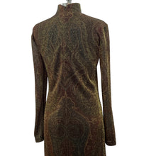 Load image into Gallery viewer, Vintage Linda Allard Ellen Tracy Long Sleeve Knit Turtleneck Glitter Dress