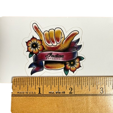 Load image into Gallery viewer, Official Indian Motorcycle International Female Ride Day Shaka Hand Decal