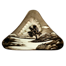 Load image into Gallery viewer, 70s Handcrafted Triangle Ashtray Signed by Artist