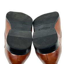 Load image into Gallery viewer, Stacy Adams Brown Almond Toe Slip-On Loafers Size 11W
