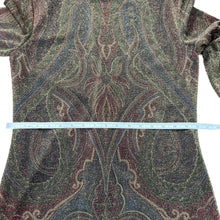 Load image into Gallery viewer, Vintage Linda Allard Ellen Tracy Long Sleeve Knit Turtleneck Glitter Dress