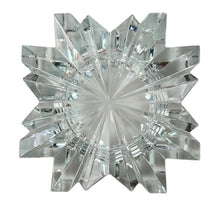 Load image into Gallery viewer, Mikasa Crystal Star Pointed Flat Candle Holder