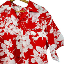 Load image into Gallery viewer, Vintage Floral Aloha Shirt Size Medium