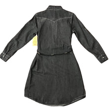 Load image into Gallery viewer, Reba Denim Tailored Denim Vintage A1 Dress Button Down Front Small