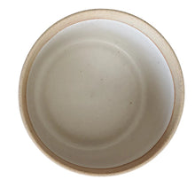 Load image into Gallery viewer, Vintage Stoneware Cheese Dome with Hand-painted Blue Flowers