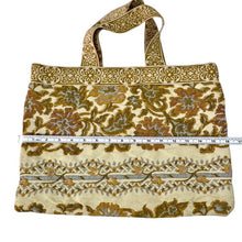 Load image into Gallery viewer, Vintage Floral Tapestry Tote